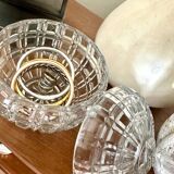 Former Portieux crystal sugar bowl