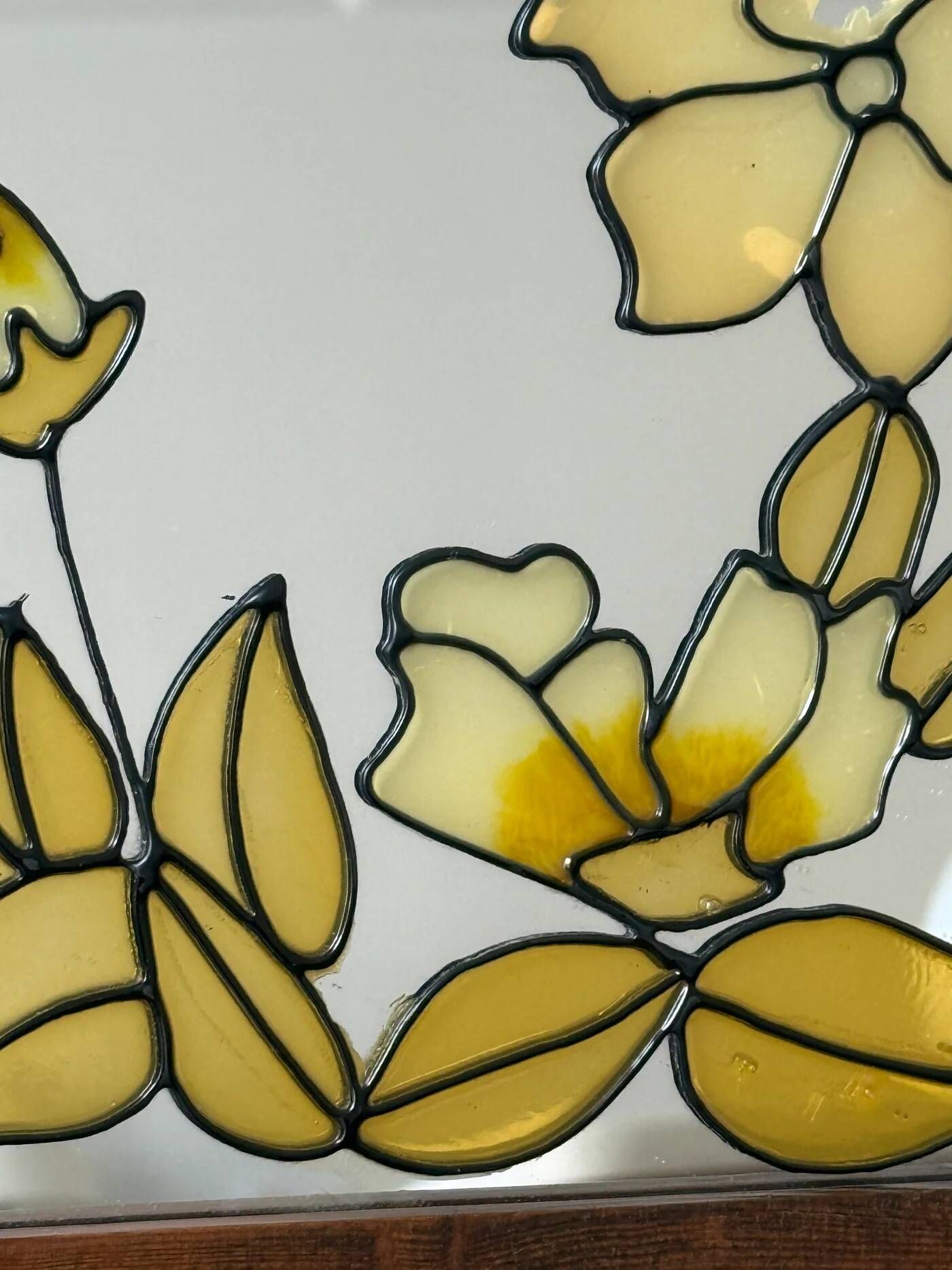 Miroir vitrail style Tiffany