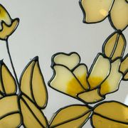 Tiffany-style stained glass mirror