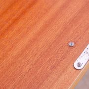 Table de chevet du milieu du siècle par UP Závody, table de nuit en noyer avec rangement.
