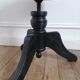 Tabouret réglable Napoléon III en bois noirci