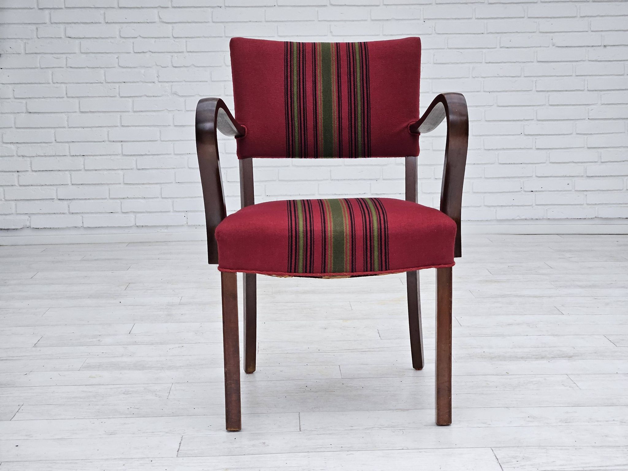1950s, pair of Danish armchairs