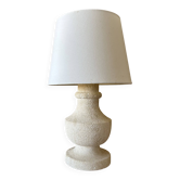 Vintage stone table lamp