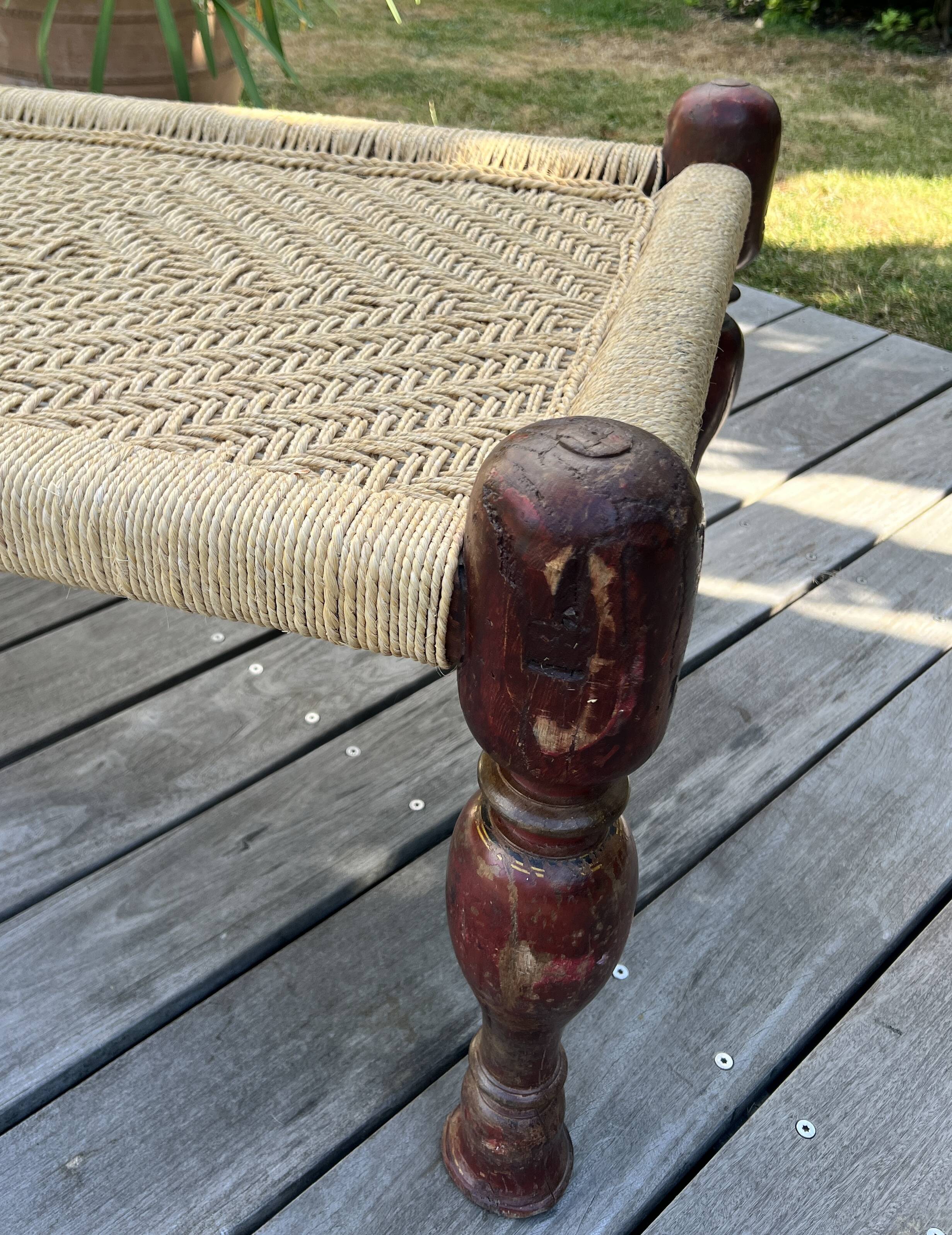 Indian resting bed "charpoy"