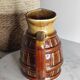 Glazed ceramic pitcher