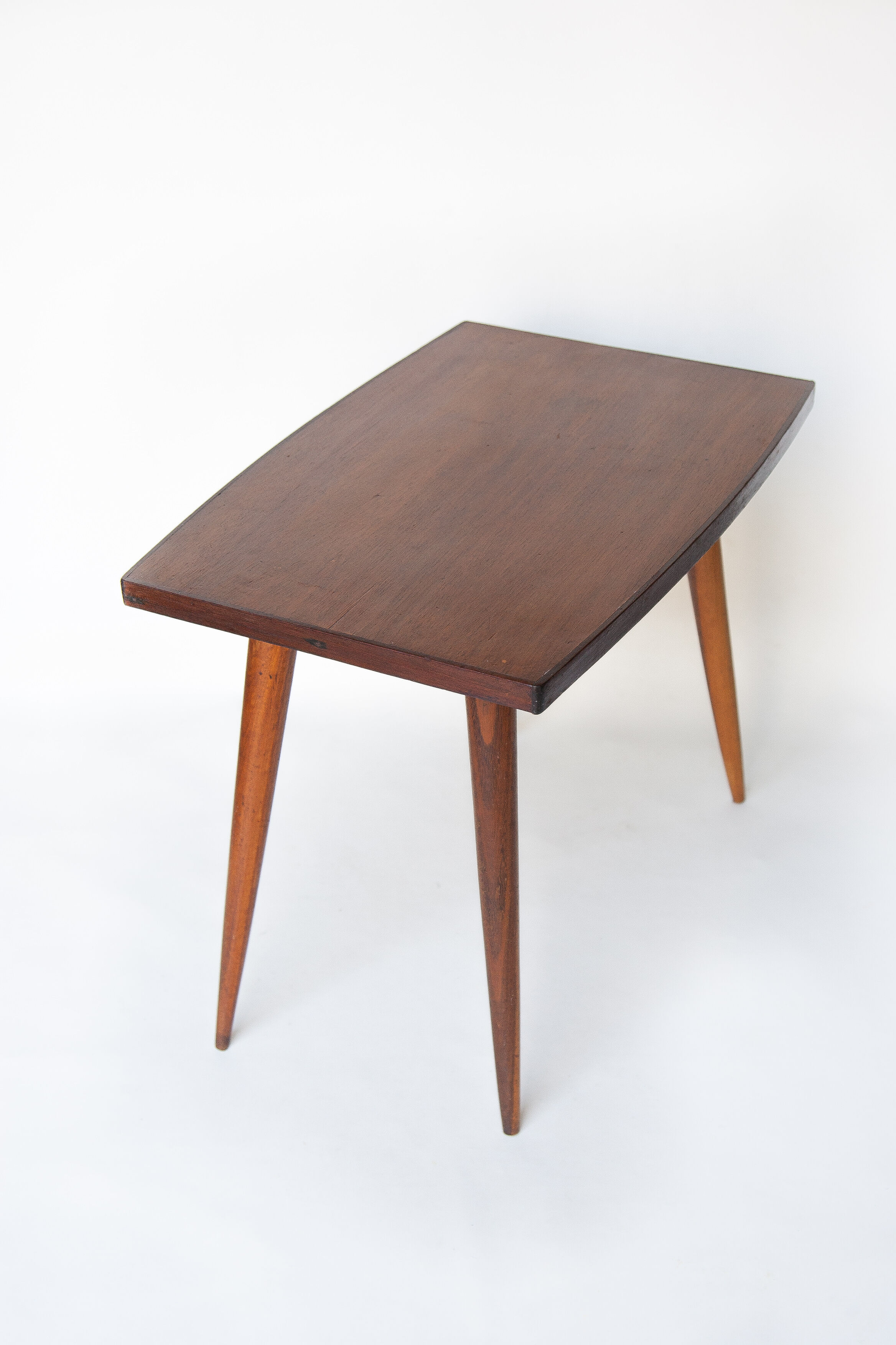 Vintage table, wooden table feet compass, side table, coffee table, lounge, danish style, wooden table, coffee table, 60's
