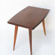 Vintage table, wooden table feet compass, side table, coffee table, lounge, danish style, wooden table, coffee table, 60's