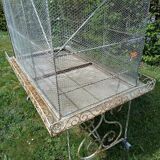 Aviary bird cage wrought iron 20th