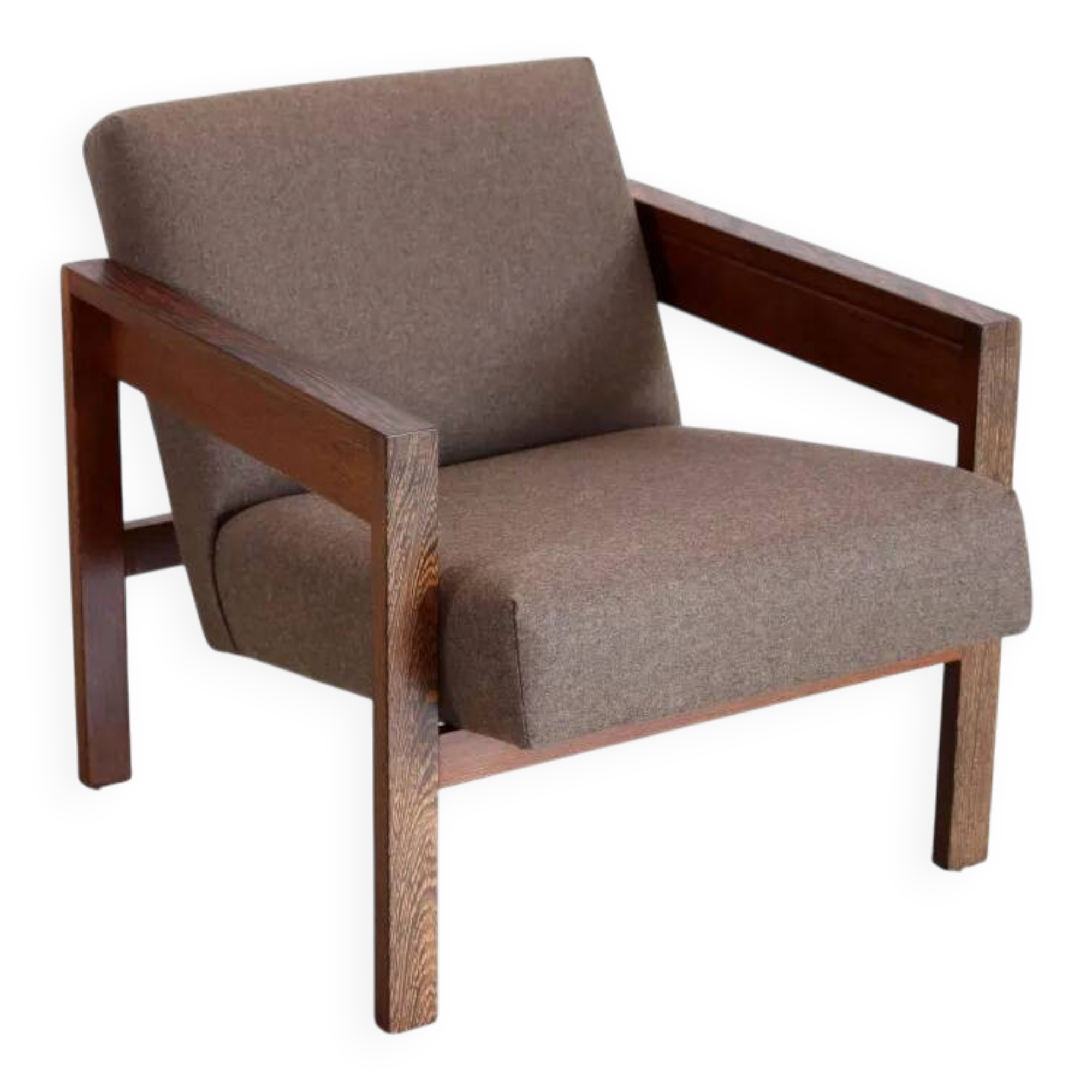 Hein Stolle for 't Spectrum wenge wooden armchair model SZ25 / SZ80