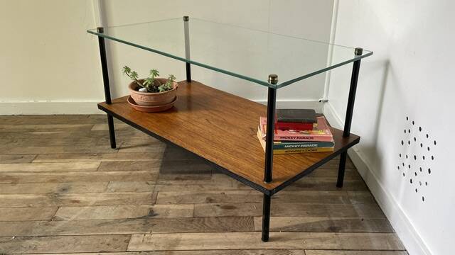 1960 Low Table with Double Tops
