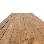 Brutalist farmhouse table in solid oak from the 1950s.
