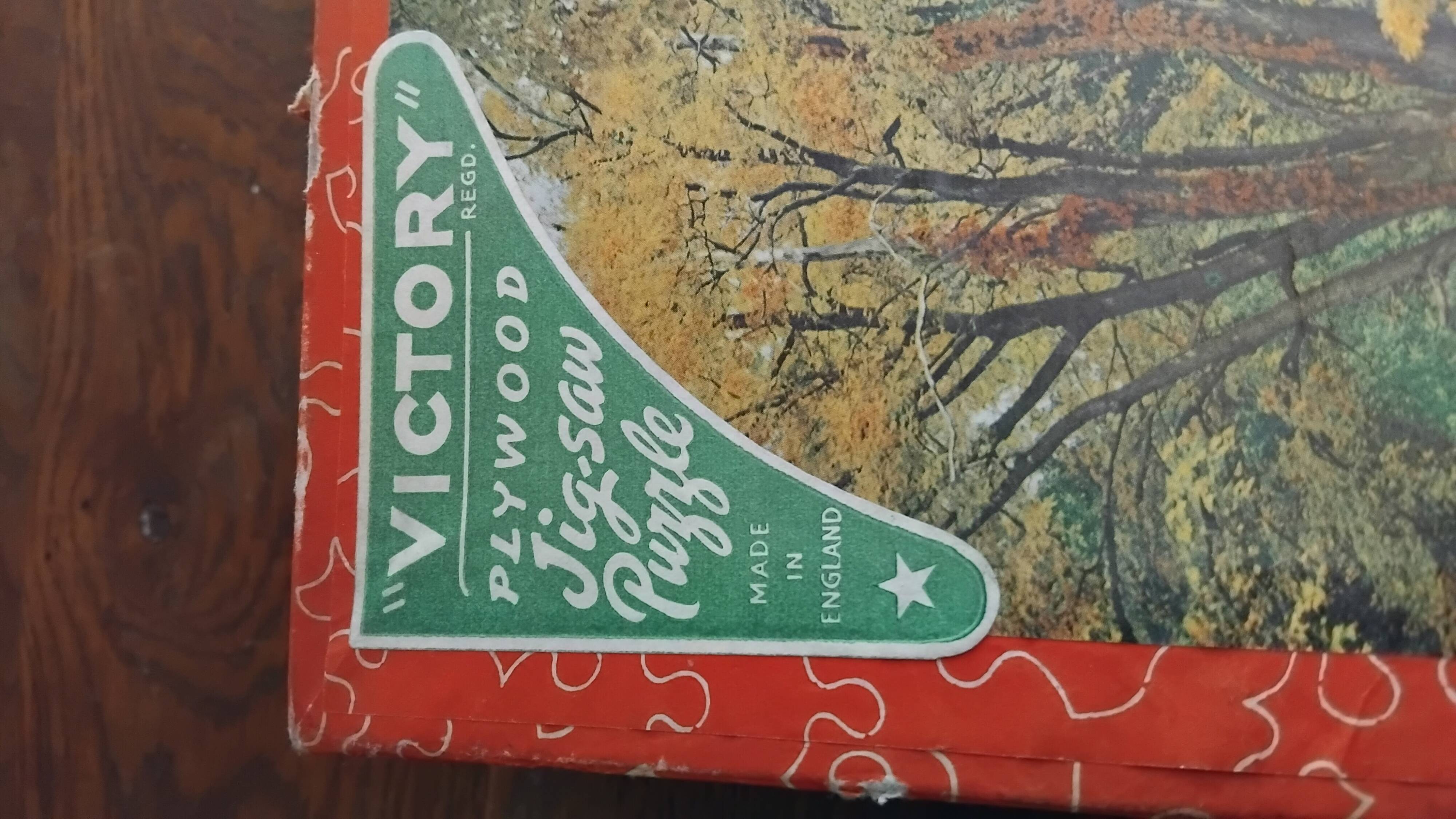 Wooden puzzle 1000 pieces victory 1950s