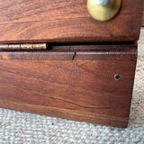 Wooden and brass box