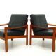 Lounge chairs by Illum Walkelsø for Niels Eilersen, 1960s