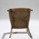 Paire de chaises en paille, geneviève pons, 1950s