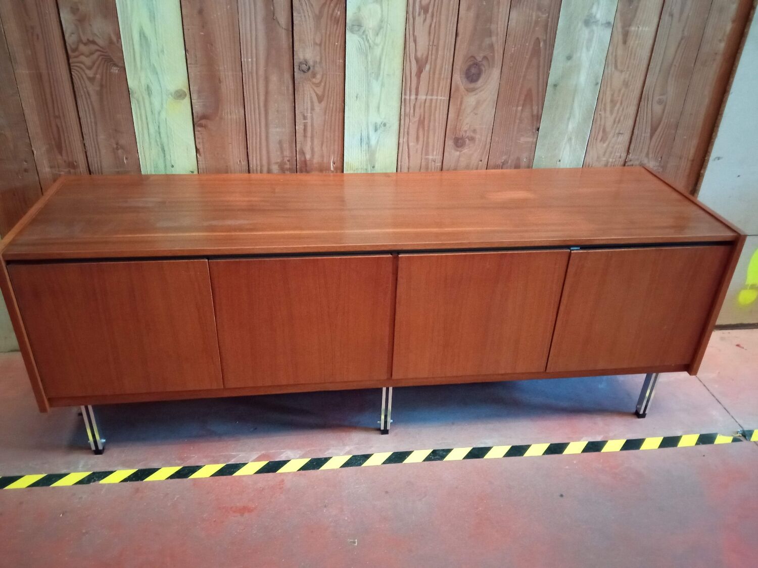 Enfilade 4 doors in teak