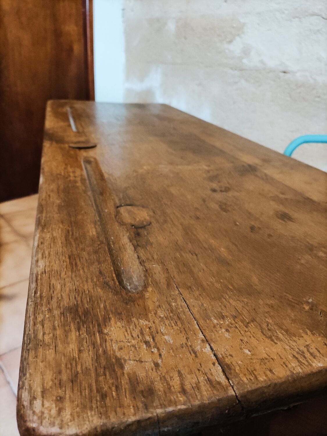 School desk desk with chair