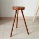 Brutalist tripod stool from the 1960s.
