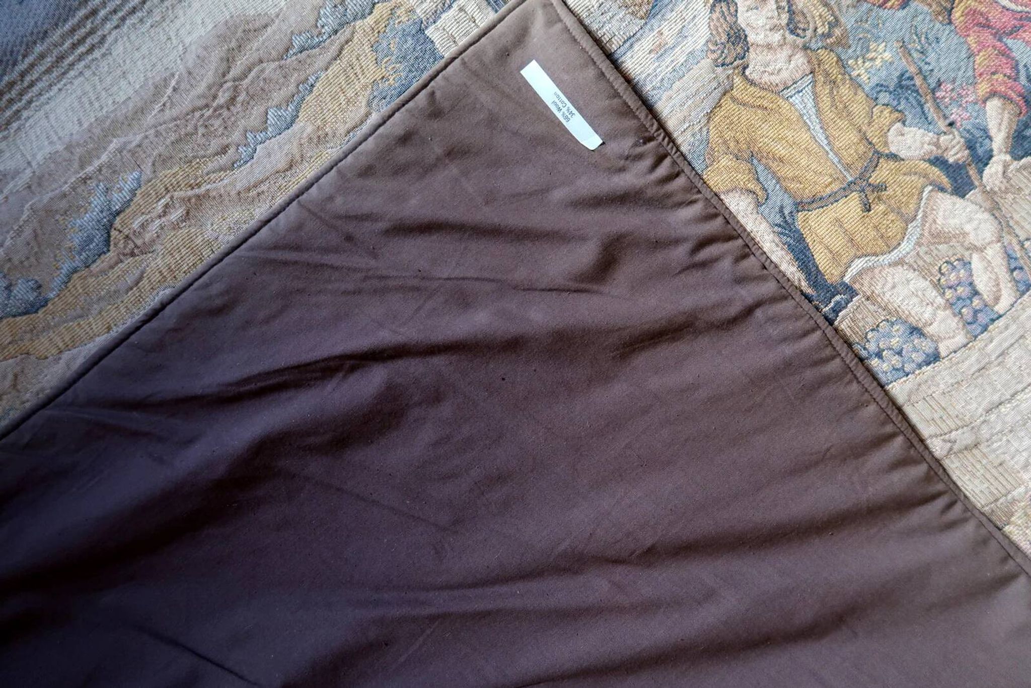 Vintage French tapestry wall hanging by Marc Waymel, 91cm x 117cm, 1960s