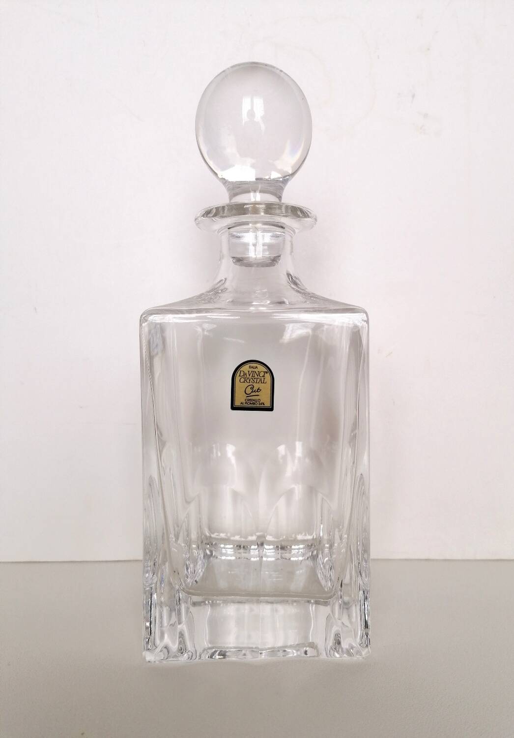 Da Vinci crystal whiskey decanter