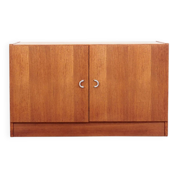 Cabinet en teck, design danois, années 1970, fabricant : Denka