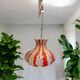 Lampe fleur vintage en verre murano pour mazzega