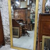 Large gilt mirror in 2 parts from the early 19th century