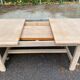 Table à manger de ferme extensible rénovée 240cm