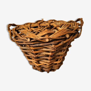 Old basket for collectible doll