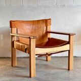 Leather lounge chair 'Natura', Karin Mobring, Ikea, Sweden, 70s
