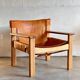 Leather lounge chair 'Natura', Karin Mobring, Ikea, Sweden, 70s