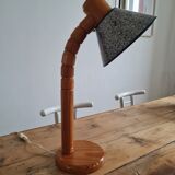 Scandinavian articulated pine lamp