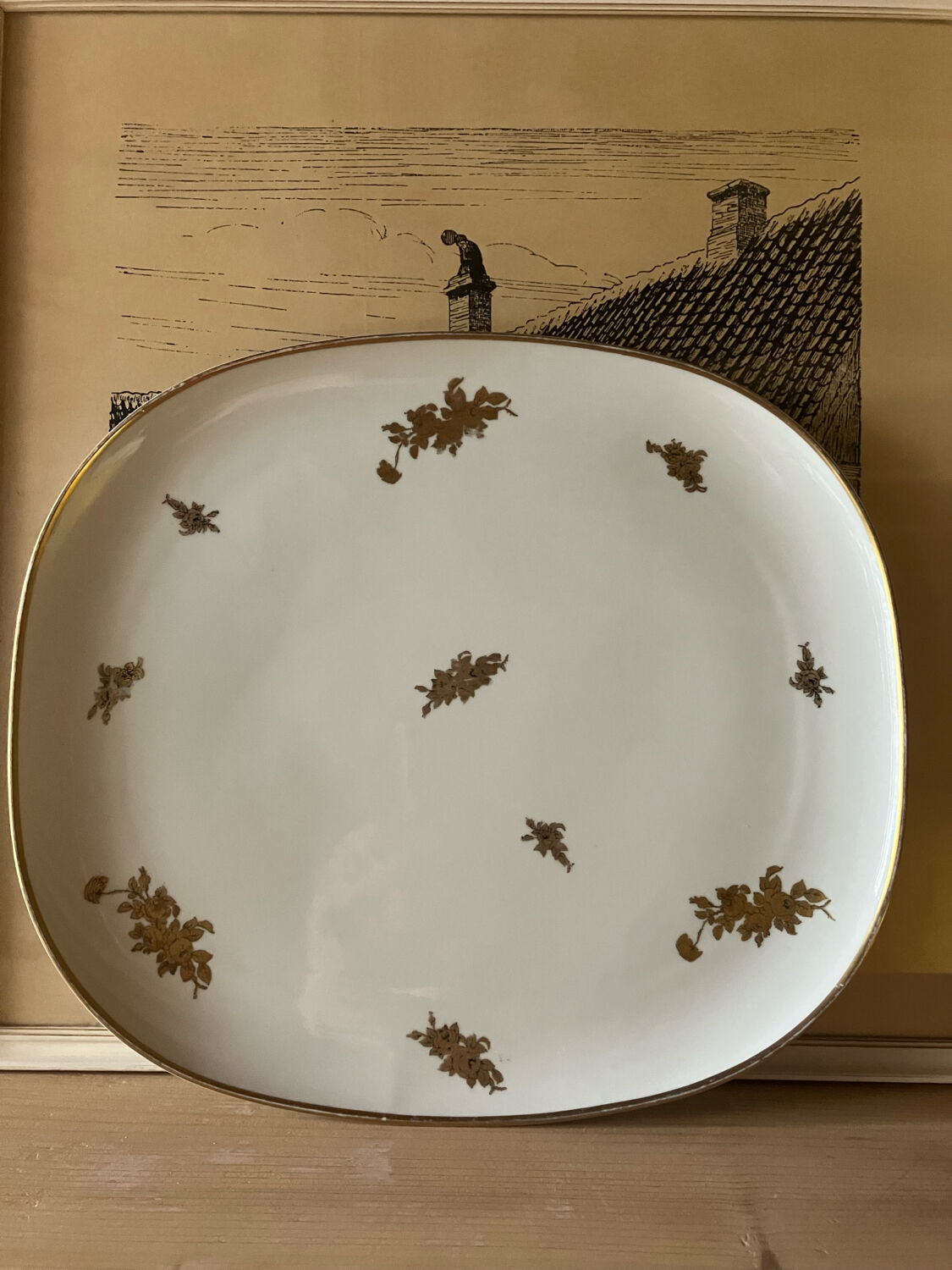 Plat Langenthal Suisse roses gold