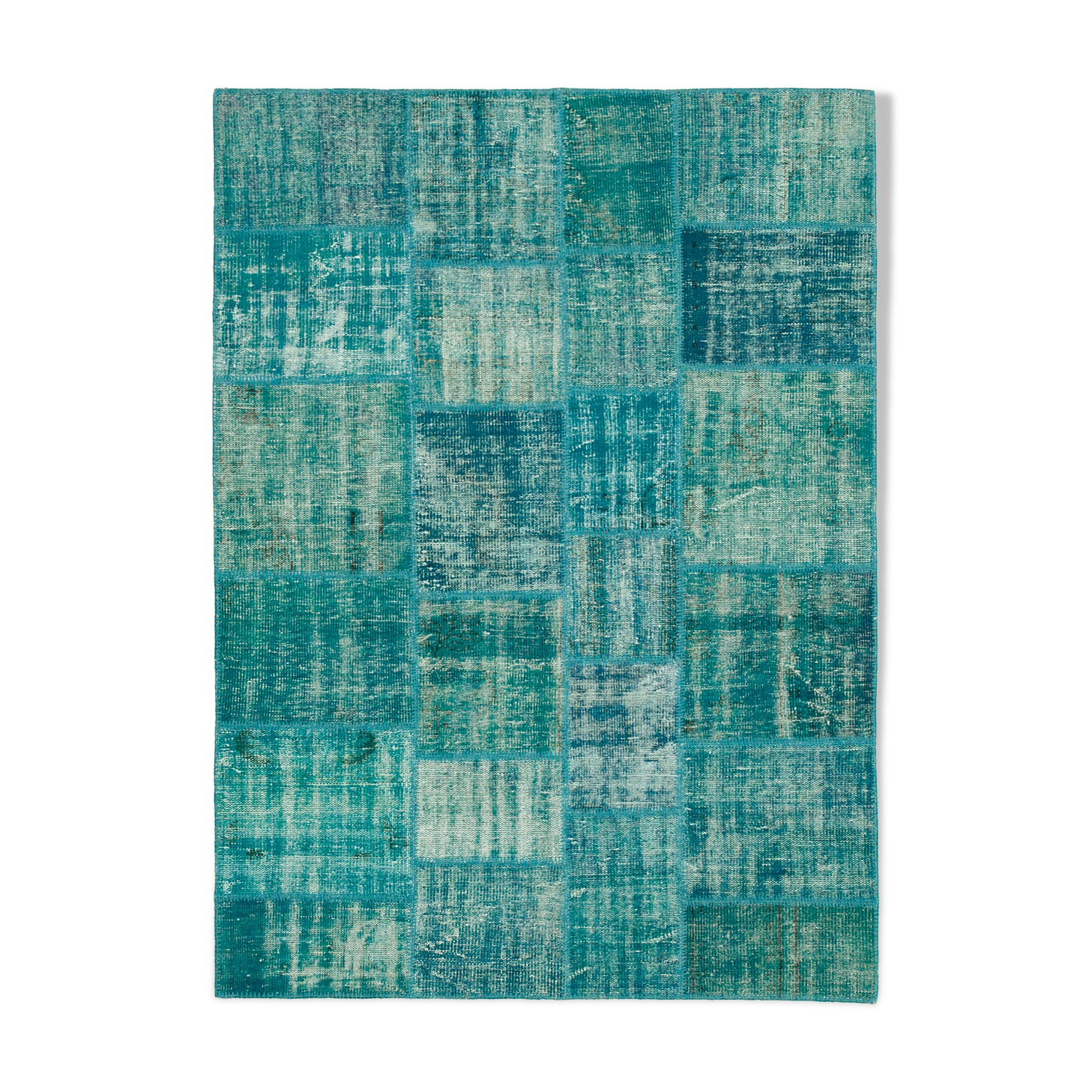 Tapis d'orient nomade tissé machine - Vert 90x160 cm GABIRO | Maisons