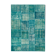 Hand-Knotted Oriental Overdyed 173 cm x 240 cm Turquoise Patchwork Carpet