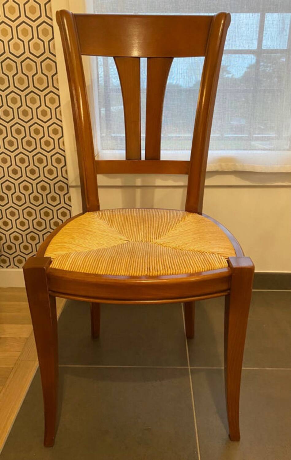 Lot 6 chaises Camaret hêtre