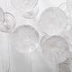 Set of 8 Crystal Vintage Champagne Flutes, Prosecco Clear Italian
