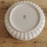 Salad bowl in pink faience Digoin