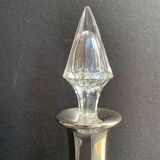 Large decanter - Louis Philippe - Strong crystal and silver