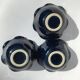 3 Vallauris Cups deep blue wavy edge