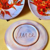 Fish plates, Brunner, Vence 1960