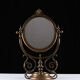 Victorian brass table mirror, 1880s, England