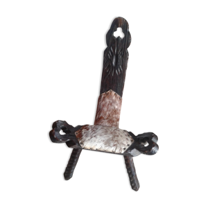 Chaise tabouret tripode