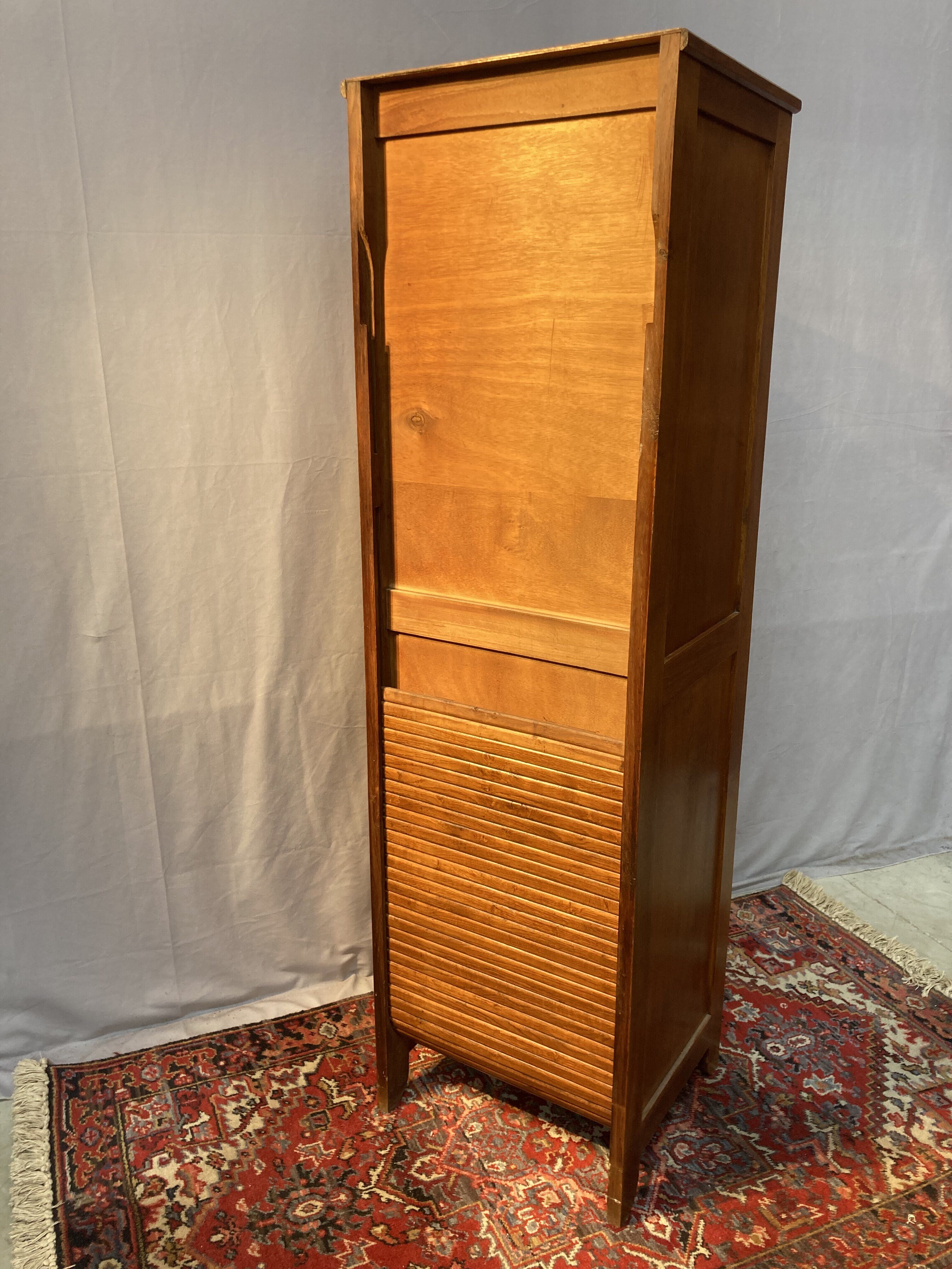 Wooden curtain filing cabinet