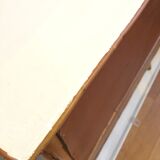 Sideboard of rattan and wood