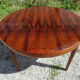 Table scandinave extensible en palissandre