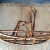 Rattan rocking horse