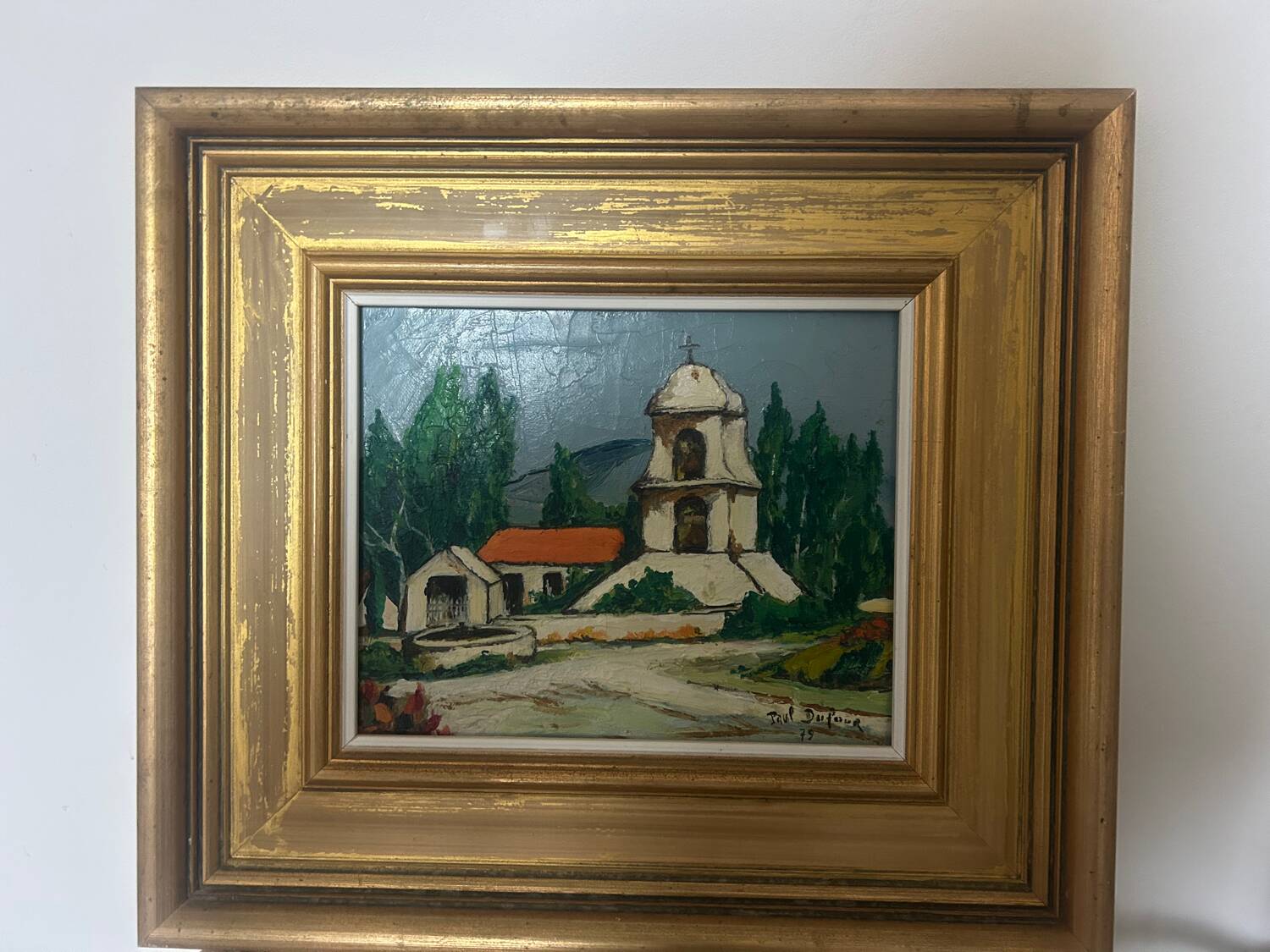 Tableau huile sur toile signé Paul Dufour