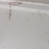 Bevelled barber mirror to hang