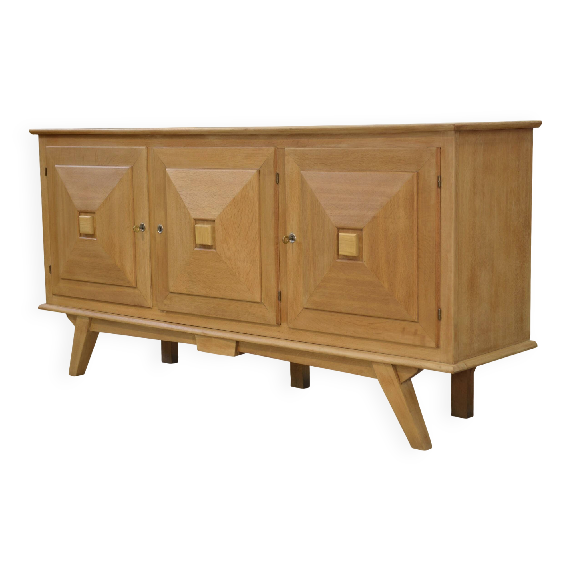 Buffet 3 portes en chêne 1950’s